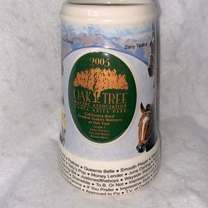 2005 Commemorative Collectible Oak Tree Racing Association Beer Stein Mug